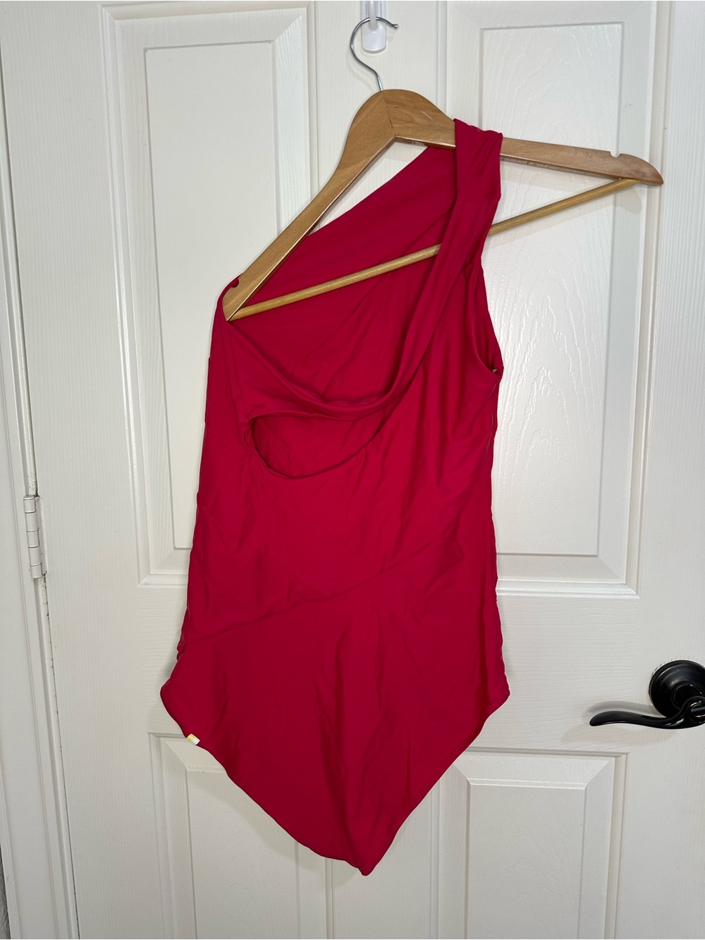 Summersalt Berry Hot Pink Red The Sidestroke One Piece Swimsuit Sz 12 Beach Pool - Picture 4 of 11